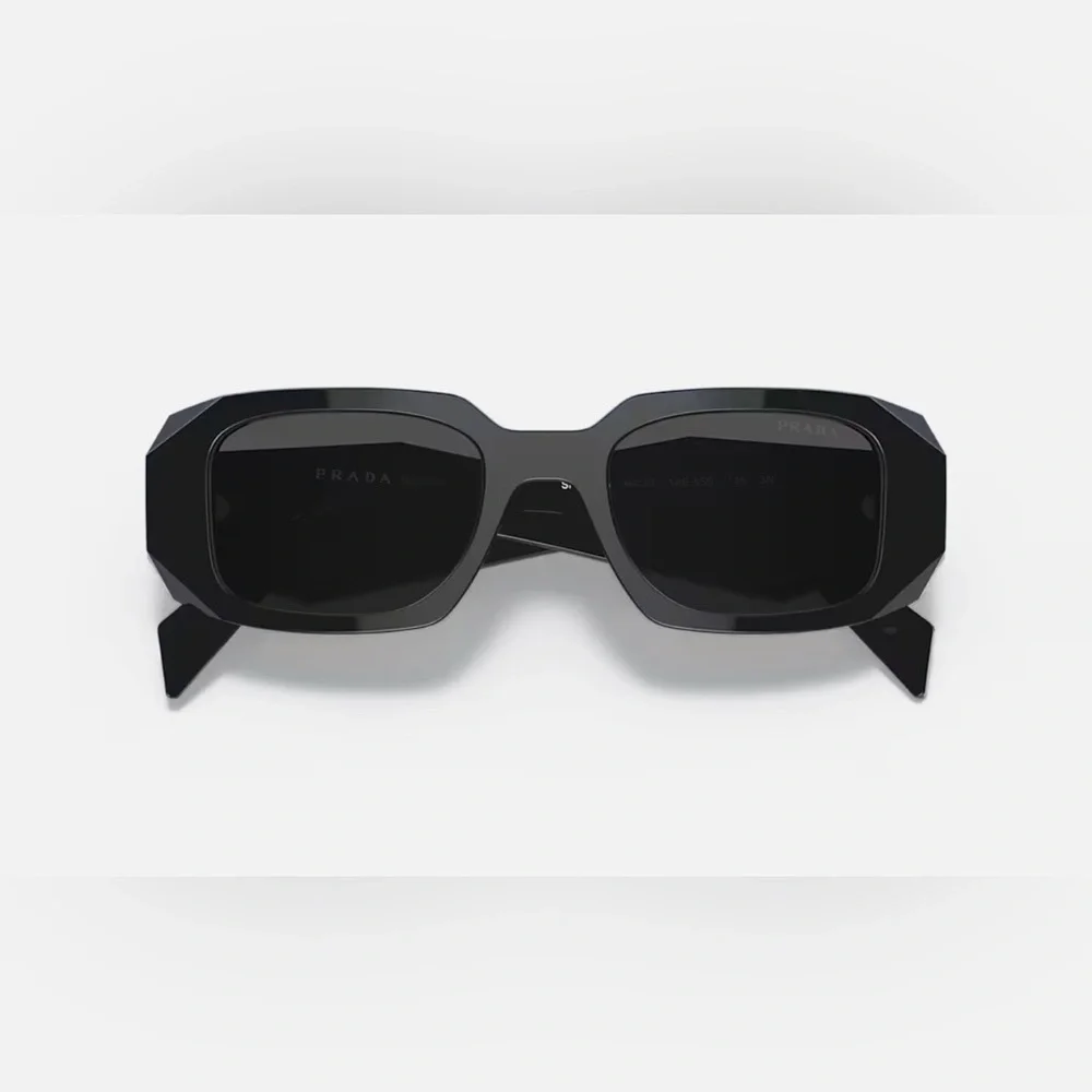 Black Geometric Sunglasses - Picture 4 of 12